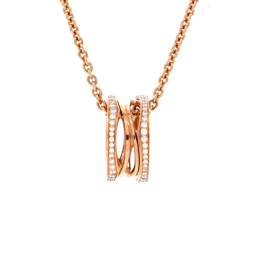 Bvlgari B.Zero1 Open Design Legend Zaha Hadid Pendant Necklace